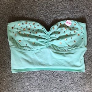 Sea foam bandeau NWT